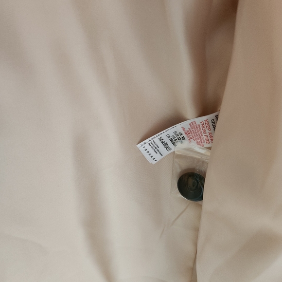 NWT Faux Fux Double Breasted Coat - Picture 8 of 15